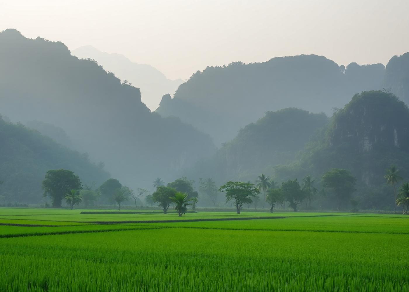 Kampot karst mountains